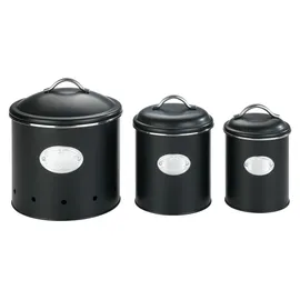 Wenko Kaffeedose rund schwarz 1,6 l