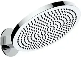 Herzbach Living Spa ONE FLOW Wand-Regenbrause 11.044299.1.01 chrom, Durchmesser=230mm, 1-strahlig