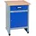 KÜPPER Werkbank Stahl 12390 1 Schublade 1 Tür 300 kg Traglast blau