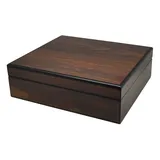 Uhrenhuette Uhrenbox aus Furnierholz für 8 Uhren braun