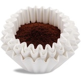 Kaffeefilter für 8–12 Tassen, 20 x 8,3 cm, 100 Korb-Kaffeefilter, weiß, Einweg-Kaffeefilterpapier für 8 bis 12 Tassen