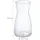 Relaxdays Blumenvase Glas Transparent