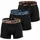 Nike Boxershorts 3er Pack Schwarz/Blau/Orange L