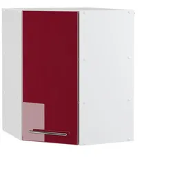 Vicco Eckhängeschrank Fame-Line 57 x 72 x 34,1 cm Bordeaux Hochglanz
