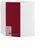 Vicco Eckhängeschrank Fame-Line 57 x 72 x 34,1 cm Bordeaux Hochglanz