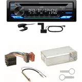 JVC KD-DB922BT Bluetooth DAB USB CD Einbauset für Skoda Octavia 1U Superb 1