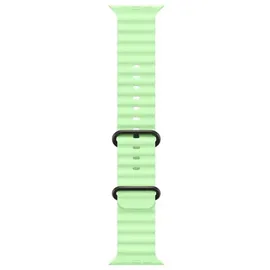 Apple Watch Ultra Ocean Armband 49 mm Neongrün Titan Schwarz