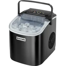 Tectake Eiswürfelmaschine Arctic 1,2 l Wassertank, 2 Eiswürfelgrößen