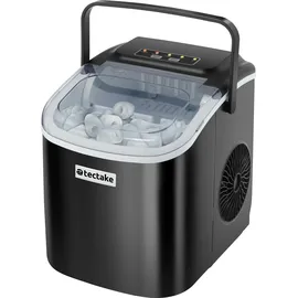 Tectake Eiswürfelmaschine Arctic 1,2 l Wassertank, 2 Eiswürfelgrößen