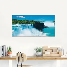 ARTland Niagara blau (farbe bild(er): blau), B:125cm H:50cm, Bilder, in verschiedenen Größen