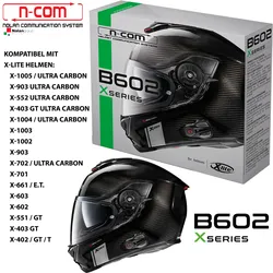 N-COM Headset B602 X für X-Lite Helme X-1005 903 403 Bluetooth HD Intercom
