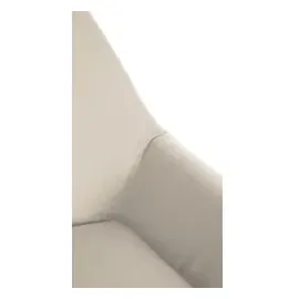 CLP 2er Set Barhocker Braga Gold Stoff creme