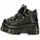 New Rock M.106-S112, schwarz, Plateau und Verzierungen Metallic Urban Black Shoes - 43 - 43 EU