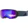 Alpina ESTETICA Q - Verspiegelte, Kontrastverstärkende & Polarisierte Skibrille Mit 100% UV-Schutz Für Erwachsene, black-dirtblue matt, One Size