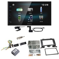 Kenwood DMX-125DAB Bluetooth MP3 Einbauset für Mercedes Sprinter W906