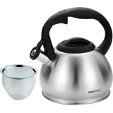 KING HOFF Kinghoff Wasserkocher mit Safttasse