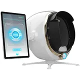 3D-Hautanalysegerät Professionelles Hautanalysatorgerät Hautgesichtsprofessioneller Hautdetektor,White-MJ-13.3in