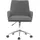miliboo Design-Bürosessel Stoff Anthrazitgrau