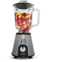 Sogo Glas Glasmixer Glas-Inox-1,5L