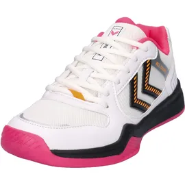 hummel Unisex Handballschuhe All Court Innenbereich Damen in White/Pink - 48