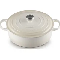 Le Creuset Signature Bräter 30 cm rund meringue