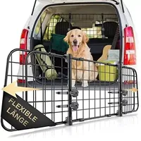 Kofferraum Trenngitter für Hunde Hundegitter Schwarz