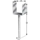 ede - hadra Pfostenträger tzn 121 CE