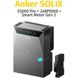 Anker SOLIX Solarbank 4 E5000 Pro Balkonkraftwerk Speicher 5kwh inkl. Smart Meter Gen 2 - 3x BP5000