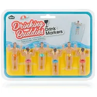 npw Glasmarkierer Drinking Buddies 6er Set
