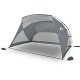 vidaXL Strandzelt Grau 268x223x125 cm 185T Polyester