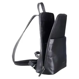GREENBURRY Fiorentina City Rucksack Leder 31 cm Schwarz