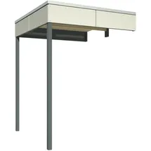 SKANHOLZ Seitliche Überdachung für CrossCube 168 x 169 cm Grau