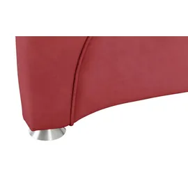 HIMOLLA Relaxsessel 4217 Leder 96 x 109 x 91 cm Rot mit Kopfteil