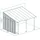 CANOPIA Seitenwand Canopia 319 x 7 cm grau
