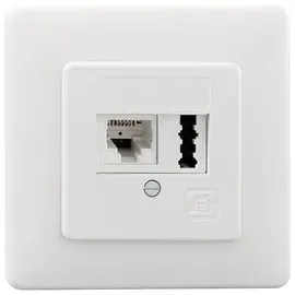 Rutenbeck Anschlußdose TAE6 F+N Up rw IAE/UAE8(6)#13311201