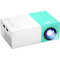 wepvo Portabler Projektor (800 x 480 px, Mini Beamer Geschenke, Heimkino, HDMI/USB, Draußen Fernbedienung) weiß