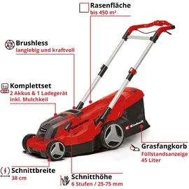 Einhell Akku-Rasenmäher GP-CM 36/450