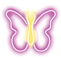 Forever Light Butterfly Dekoratives Led-licht - Pink