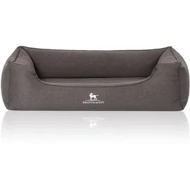 Knuffelwuff Hundebett Leano XXL 120 x 85 cm schwarz
