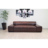 3 er Echtleder Sofa 100% Leder Couch Ledersofa mit Schlaffunktion Bettfunktion