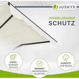 Juskys Gelenkarmmarkise 400 x 300 cm beige
