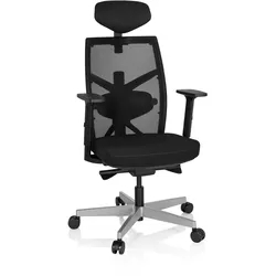 Bürostuhl / Drehstuhl BELLAC Stoff schwarz hjh OFFICE