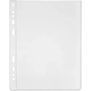 Veloflex 4360500 - Prospekthüllen A6, PP-Folie 140 my, 50 Klarsichthüllen glasklar