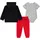 Nike JDI TOSS 3PC FZ PANT Set U10 University U10 University RED Gr. 62/68
