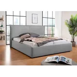 MAINTAL Polsterbett, Bettseiten zerlegt, ohne Bettkasten grau 226 cm x 212 cm x 108 cm