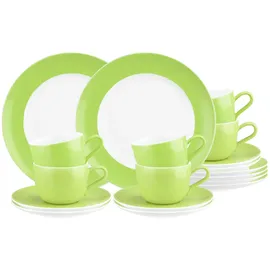 SELTMANN WEIDEN Liberty Pure Colors Kaffeeservice 18-tlg. lime green