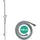 Hansgrohe Unica Pulsify S 959mm, mit Push Handbrausehalter, chrom