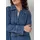 s.Oliver Denim-Kleid Midikleid Blau 46