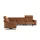 Stressless Eckcouch Leder 2-Sitzer Braun