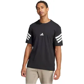 adidas Future Icons 3-Streifen Kurzarm-T-Shirt Black XL